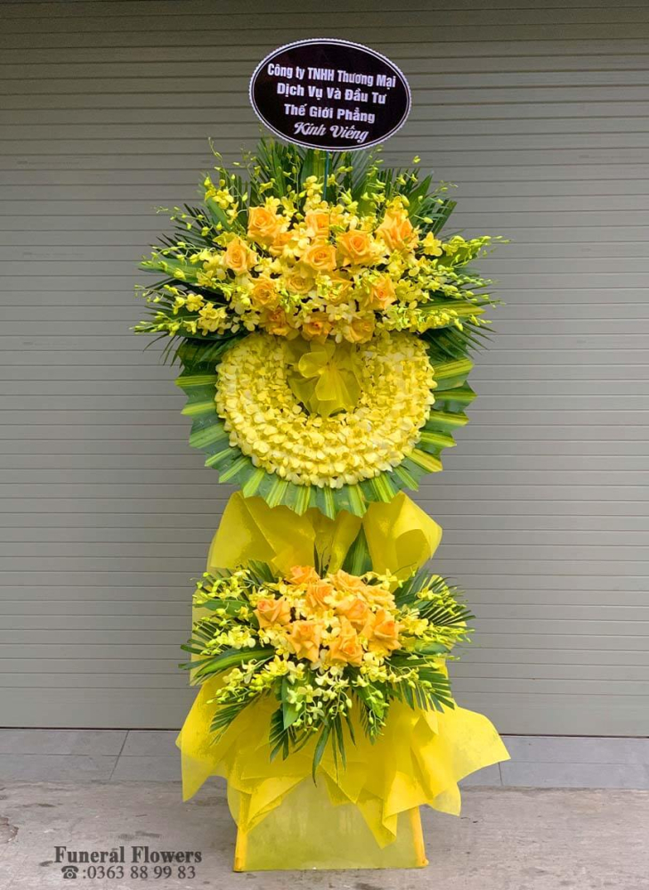 Kệ hoa kính viếng-HT32